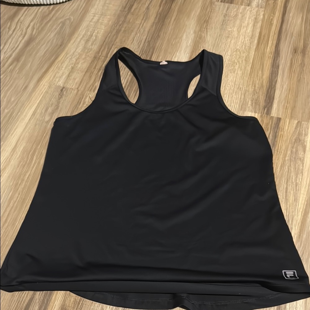 Black Athletic Tank Top